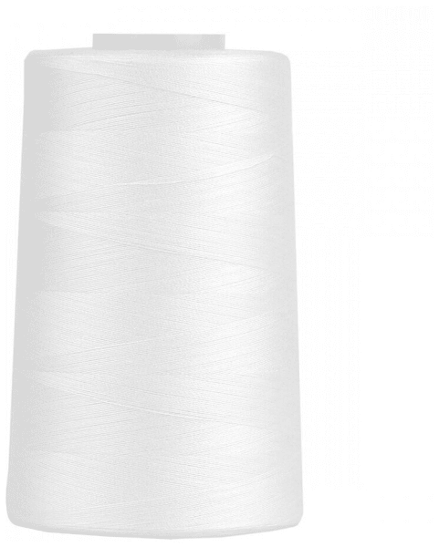 Нитки Sewing Thread 40/2 5000 ярд. цвет - белый 100% п/э в Калуге